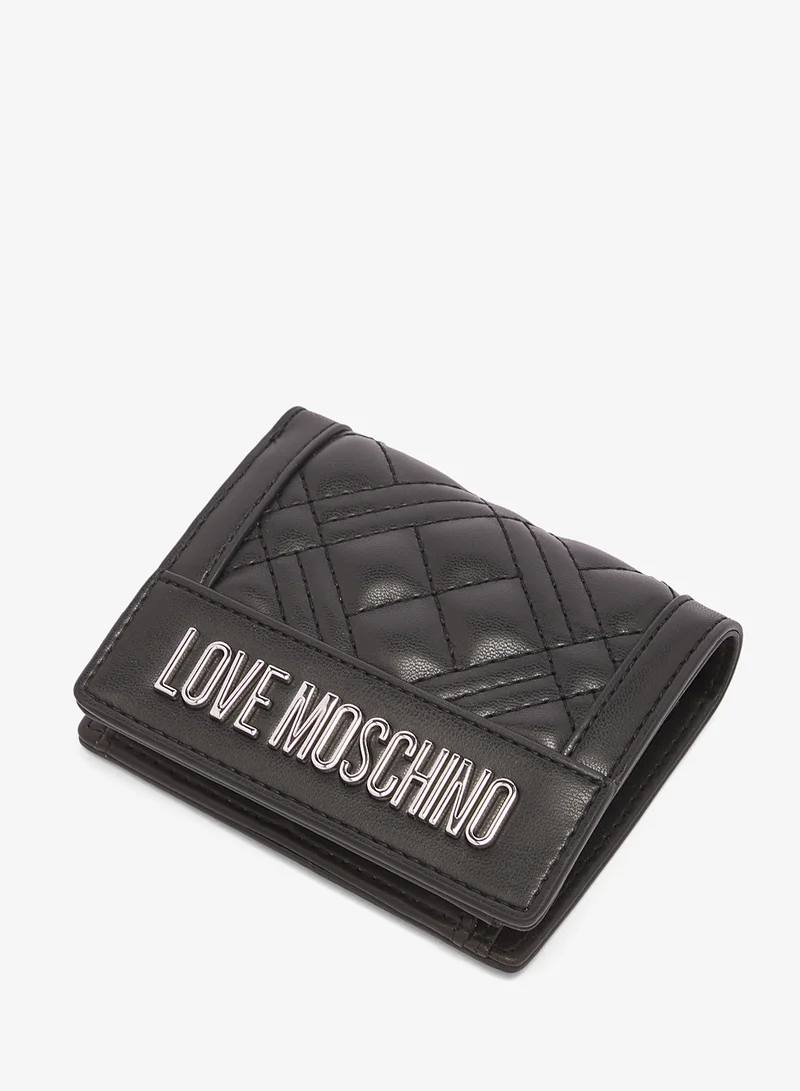 Love Moschino Quilted PU Wallet